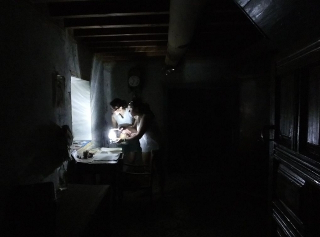  you will have to move in the darkness